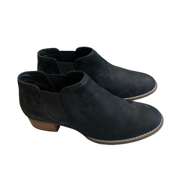 Paul Green Black Suede Chelsea Boot, Sz UK 4 / US 6.5 (runs big) - Picture 3 of 14